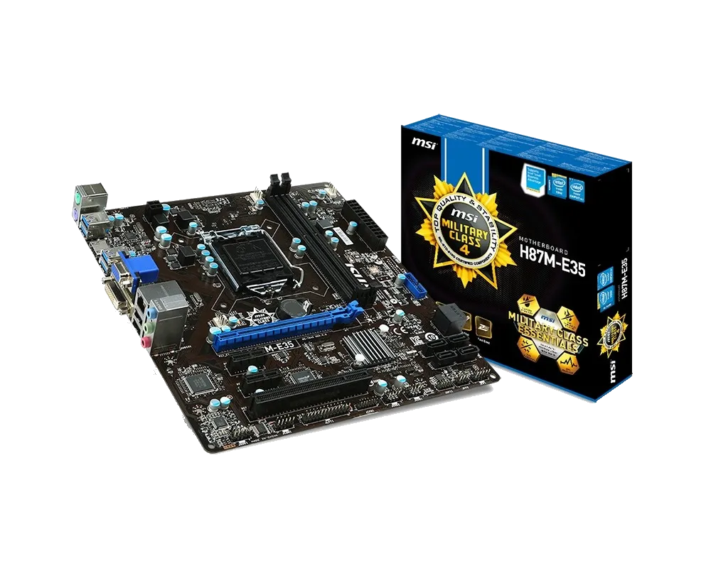 Ремонт материнских плат MSI H87M-E35 в сервисном центре FIX-MSI