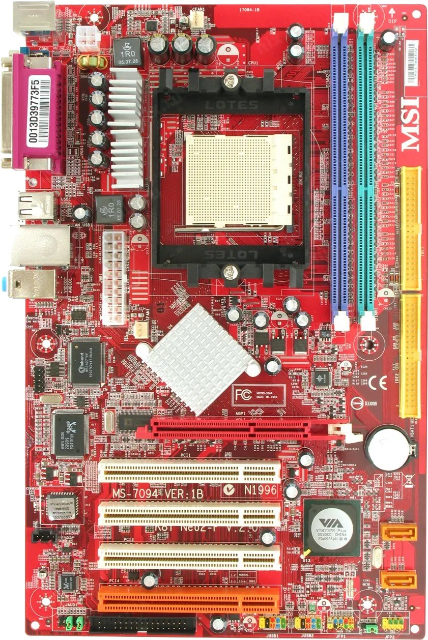 Ремонт материнских плат MSI K8T Neo2-F V2.0 в сервисном центре FIX-MSI