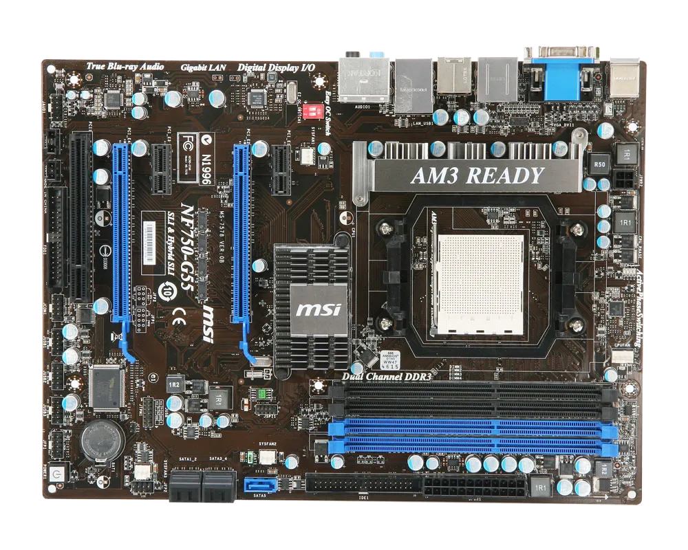 Ремонт материнских плат MSI NF750-G55 в сервисном центре FIX-MSI