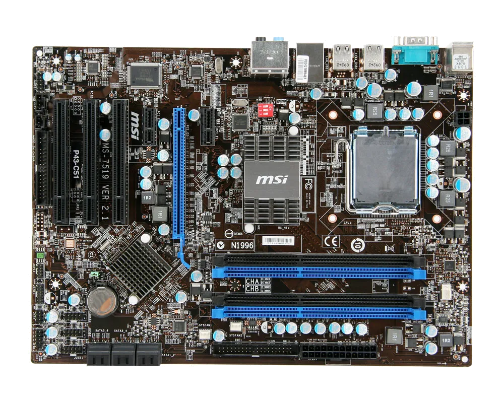 Ремонт материнских плат MSI P43-C51 в сервисном центре FIX-MSI