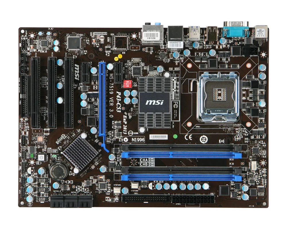 Ремонт материнских плат MSI P43-C53 в сервисном центре FIX-MSI