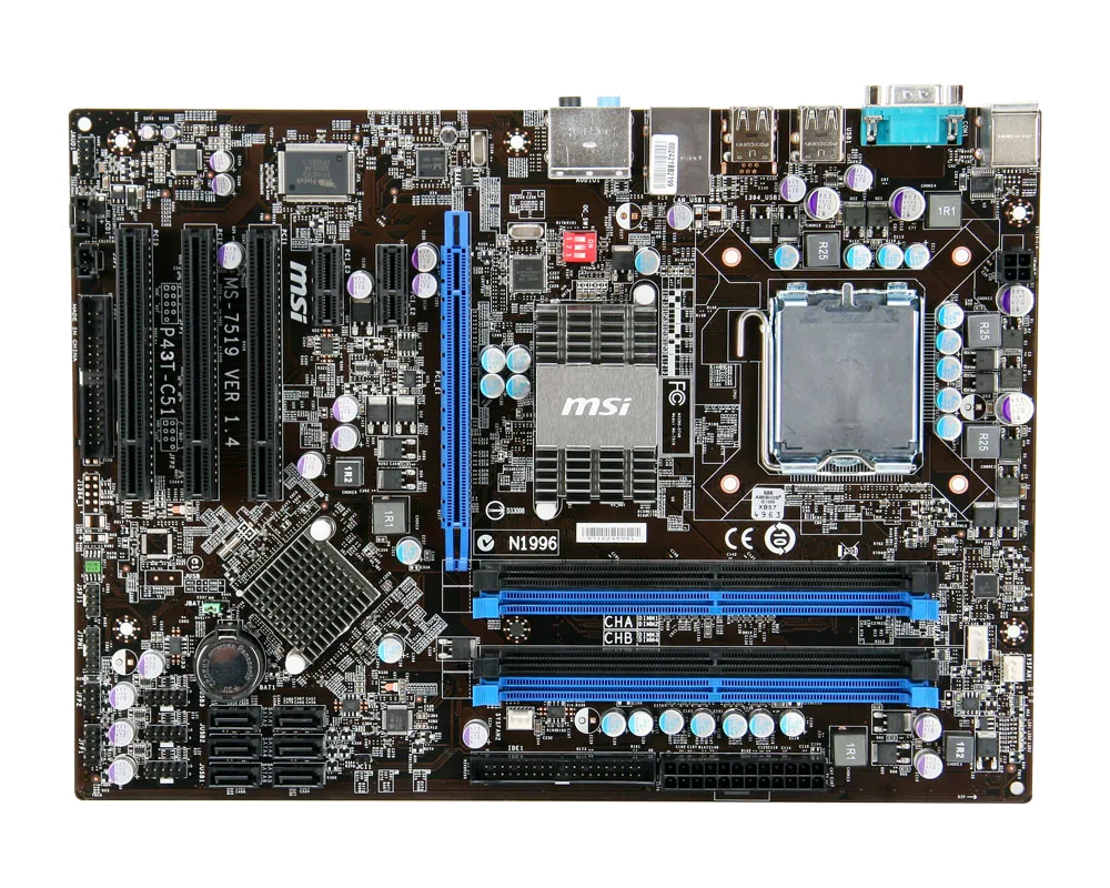 Ремонт материнских плат MSI P43T-C51 в сервисном центре FIX-MSI