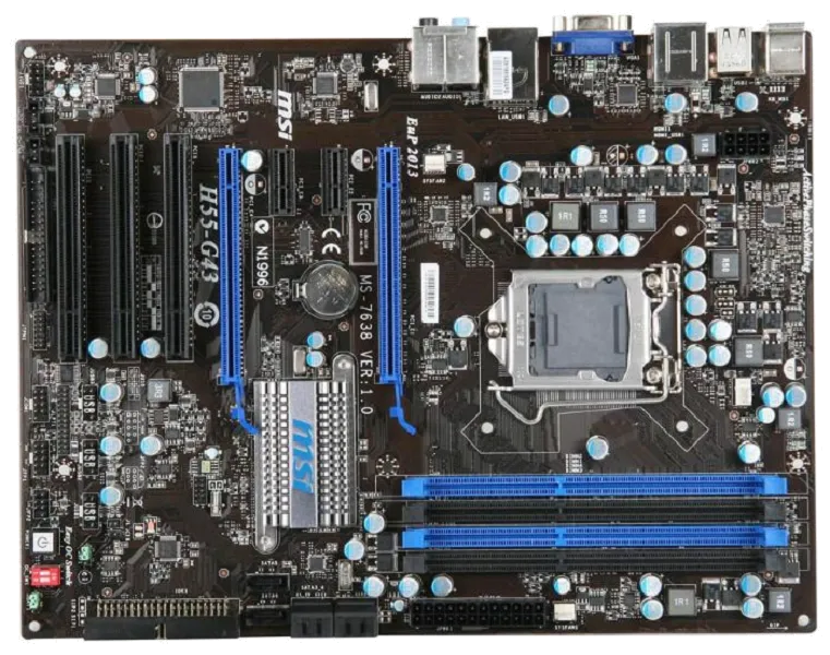 Ремонт материнских плат MSI P55A-G57 в сервисном центре FIX-MSI