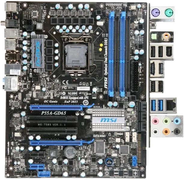 Ремонт материнских плат MSI P55A-GD65 в сервисном центре FIX-MSI