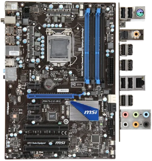 Ремонт материнских плат MSI PH67S-C43 (B3) в сервисном центре FIX-MSI