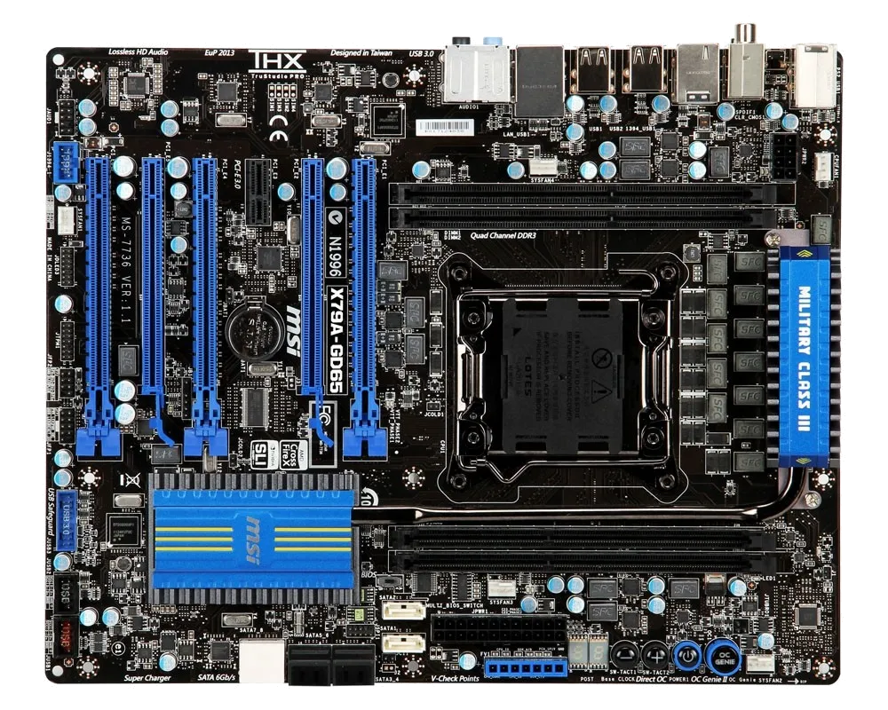 Ремонт материнских плат MSI X79A-GD65 в сервисном центре FIX-MSI